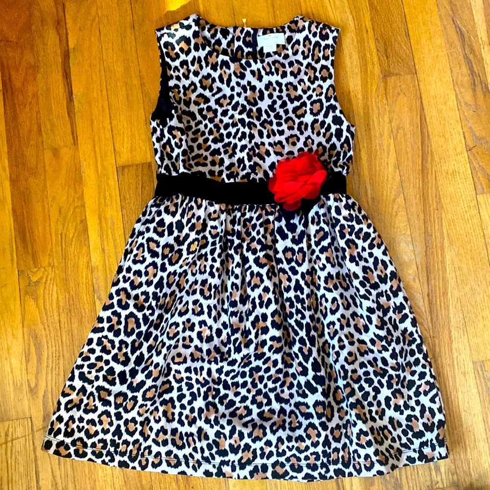 Kate Spade NY leopard print girls dress size 12.